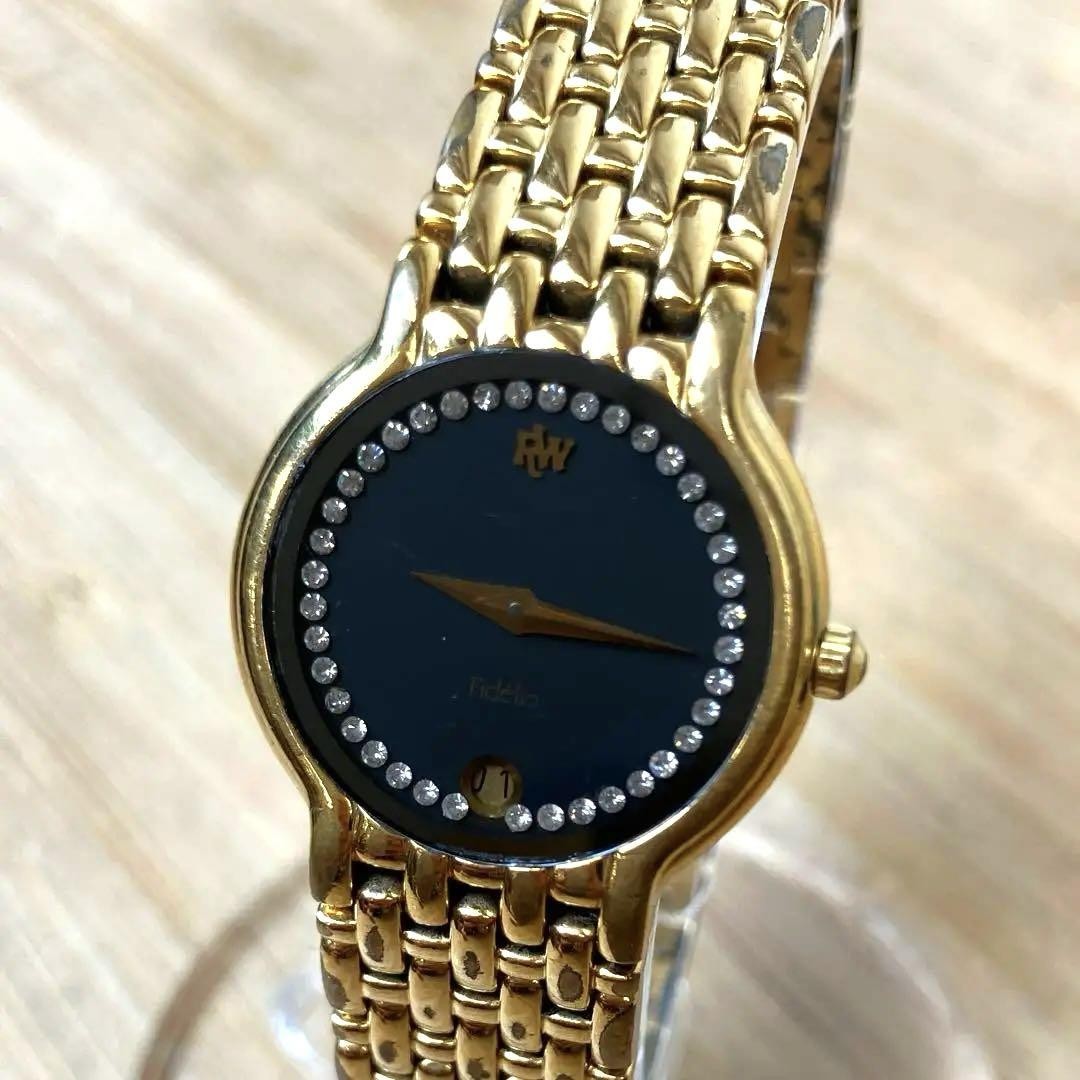 RAYMOND WEIL Fidelio 4702 Gold Watch Crystal Dial Women Luxury | eBay