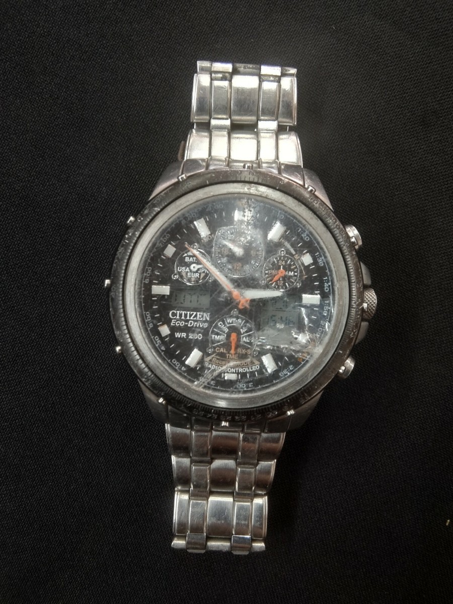 Citizen Eco-drive WR-200 Radio Controlled u600 To18756 ka | eBay