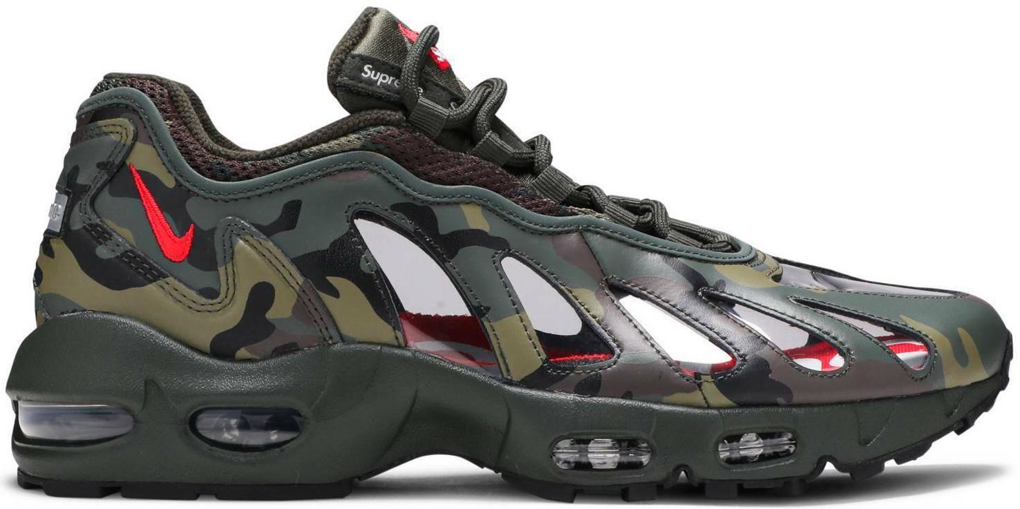 Size 7 - Nike Supreme x Air Max 96 Camo for sale online | eBay
