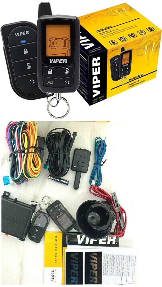 Viper 3305V 2-Way Responder LCD Remote Keyless Entry Car Security
