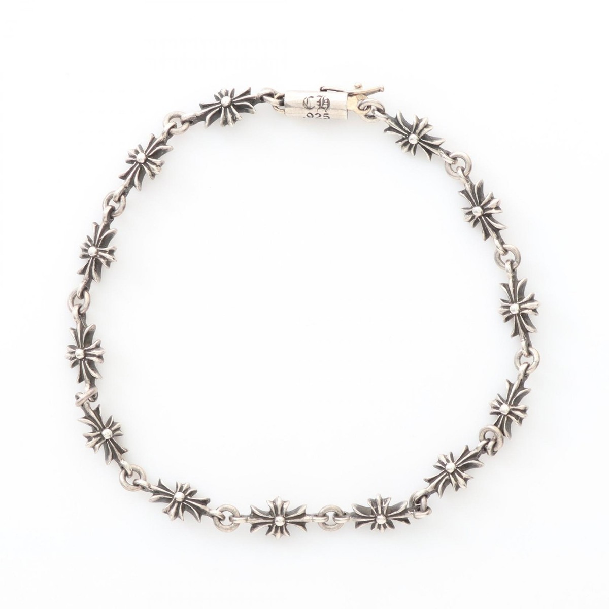 CHROME HEARTS Tiny E CH Plus Bracelet Silver925 Used mens | eBay