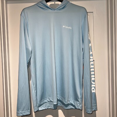 Columbia Men's Omni-Shade UPF 50 Rapid Creek LS Hoodie Shirt S M L