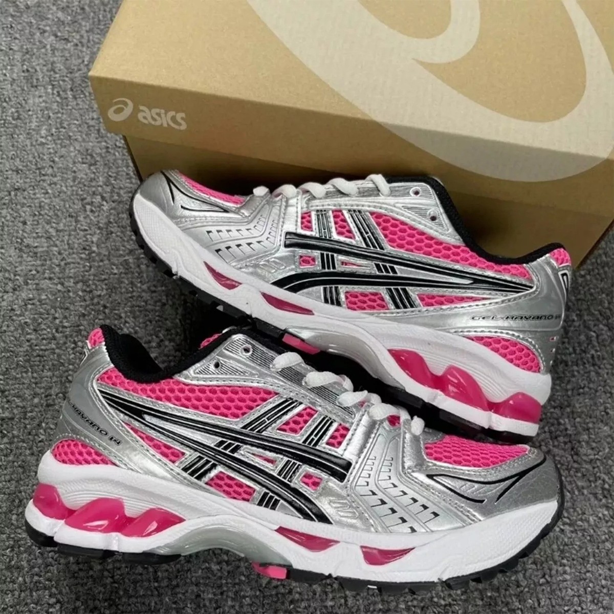 New ASICS Gel Kayano 14 Pink Glow-1201A019-700 Classic Sneaker（7