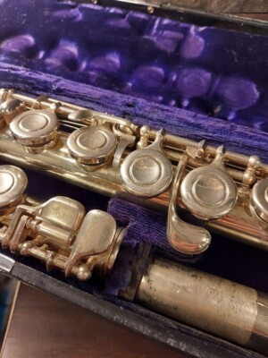 Yamaha Flute YFL-43 Solid Silver with Hard Case | eBay