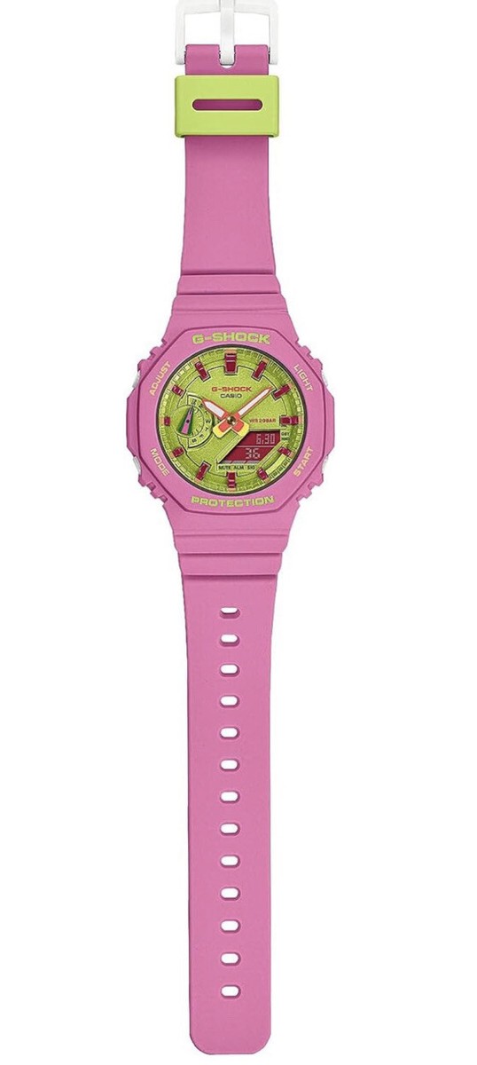 CASIO G-SHOCK GMA-S2100BS-4AJF Vibrant Pink and Green 