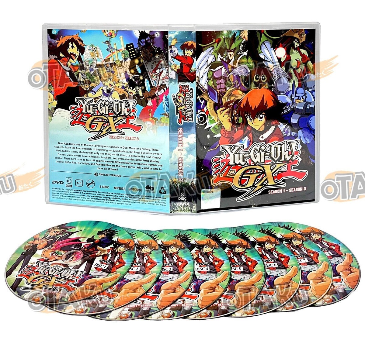 YU-GI-OH! GX (SEASON 1-3) - ANIME TV SERIES DVD BOX SET (1-155 EPS