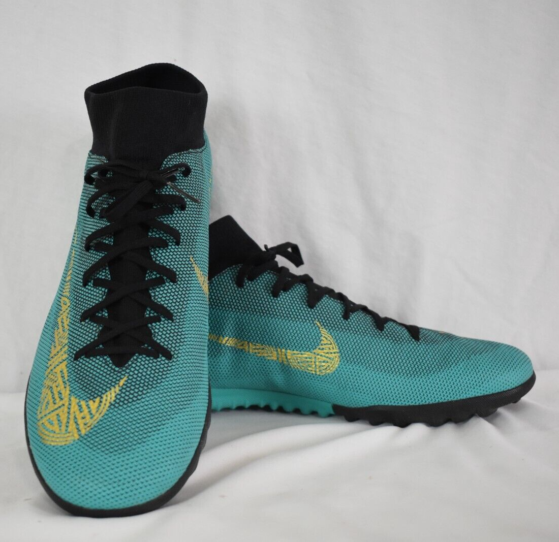 Nike SuperFly Soccer Shoes Ronaldo CR7 - Size 11.5 AJ3568-390 Jade