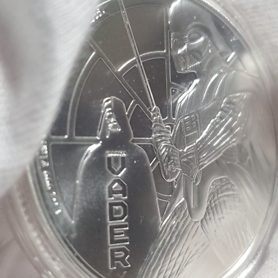 2022 Darth Vader 1 oz. 999 Silver Coin 2 dollar Star Wars Jedi