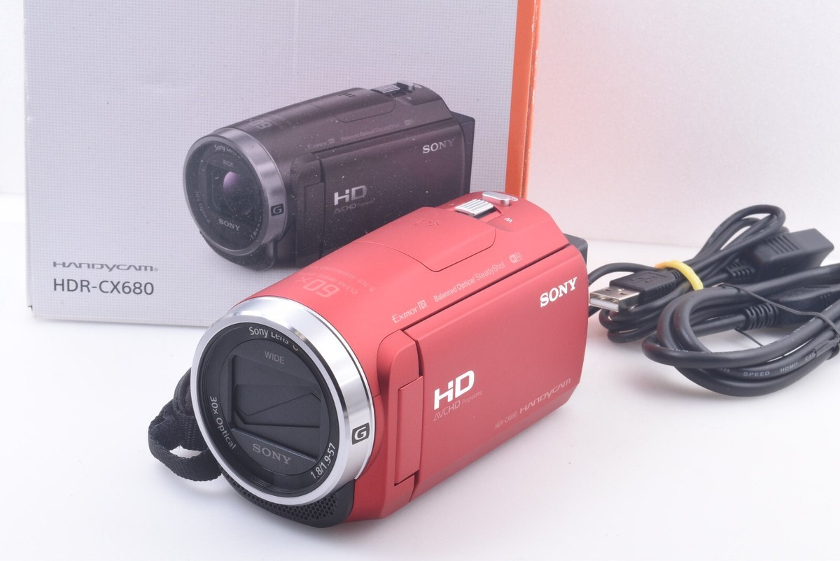 極美品】SONY Handycam HDR-CX180 レッド 新品級！ 極美品】SONY