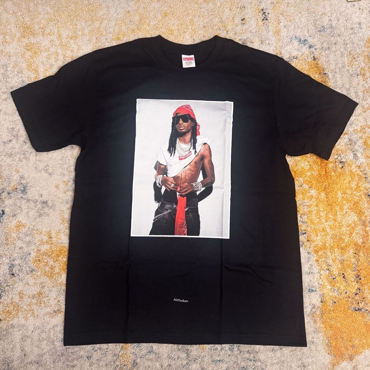 SUPREME FW25 PLAYBOI CARTI PHOTO TEE BLACK WHITE PURPLE RED M-XXL