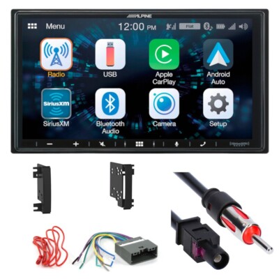 2009-2012 Dodge Ram 1500 Alpine Double Din Bluetooth Car Stereo