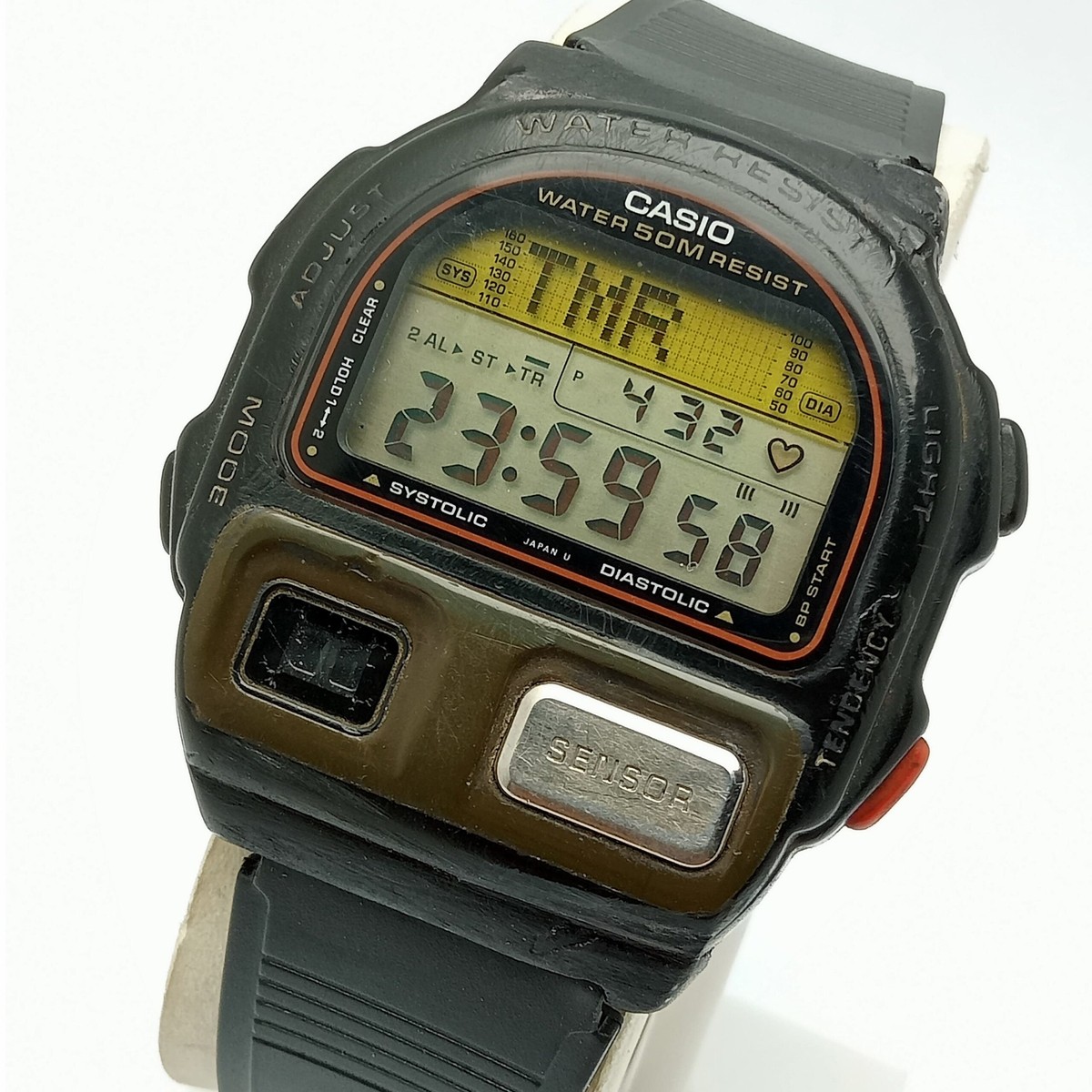 Casio BP-100 Blood Pressure Moniter Quartz Vintage Men's Watch