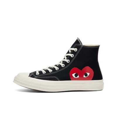 COMME DES GARCONS CDG PLAY CONVERSE BLACK HI UNISEX AZ-K112-001-1