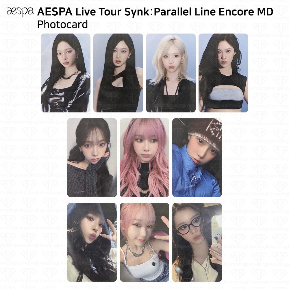 AESPA Live Tour Synk : Parallel Line Encore Official MD Photocard