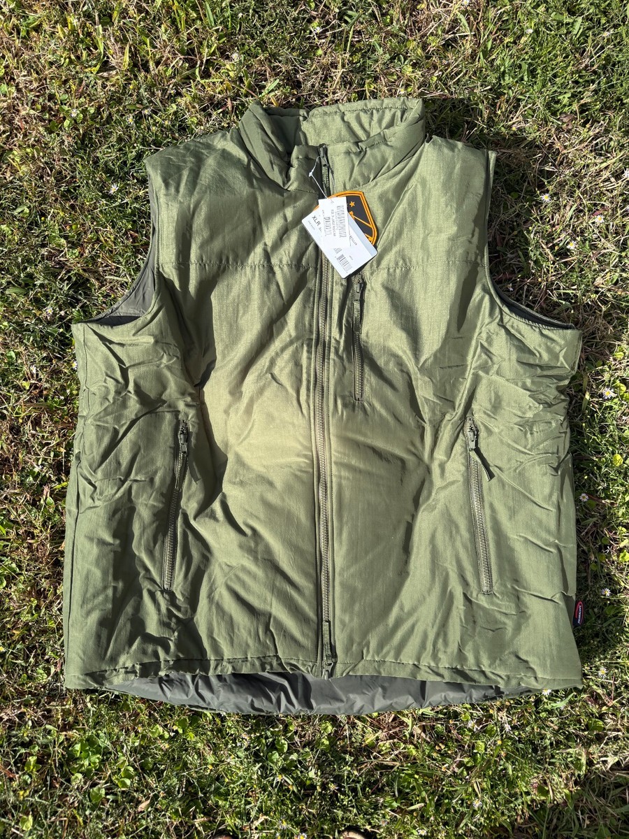 OD Green Level 7 Primaloft Vest Gen III PCU ECWCS USGI Materials