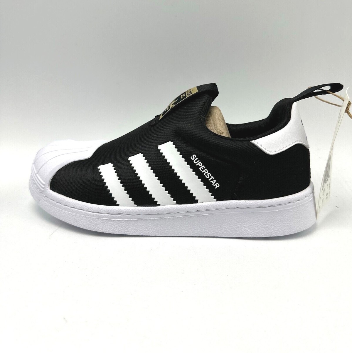 ADIDAS Superstar 360 C Black White GX3231 Kids shoes 13.5K-1 | eBay