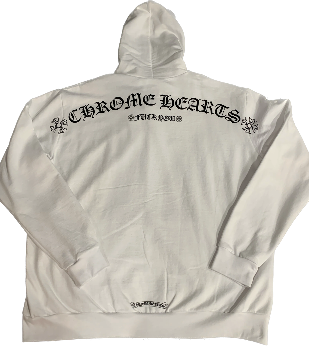 CHROME HEARTS F YOU UNLINED ZIP HOODIE - AUTHENTIC -NEW WITH TAGS