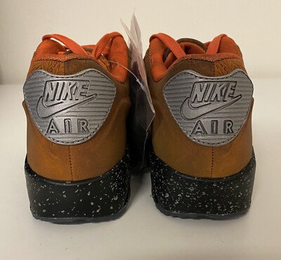 Nike Air Max 90 QS Mars Landing Magma Orange Black 3M Mens Sz 7.5