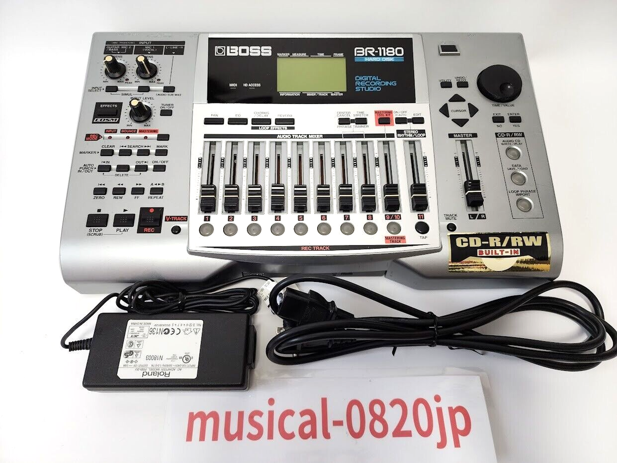 Boss BR-1180 CD Digital Recording Studio Multi Track Recorder | eBay
