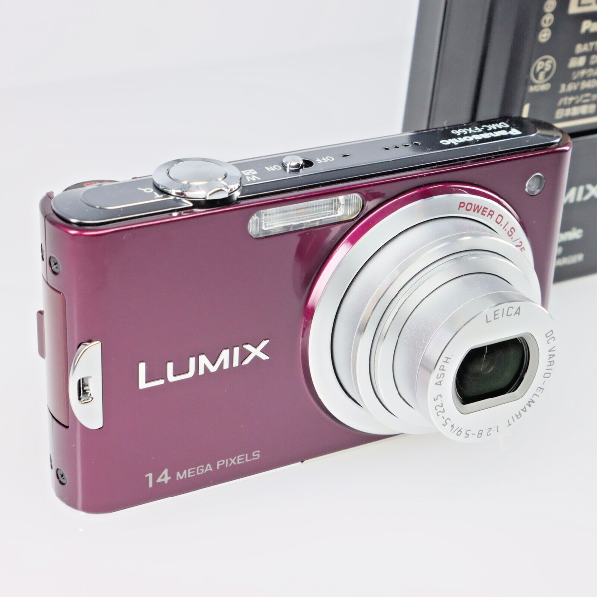 ♣︎LUMIX DMC-FX66 14MEGA PIXELS デジカメ パナソニック、超解像技術