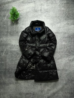 Vintage 90s Burberry Blue Label Down Puffer Designer Jacket