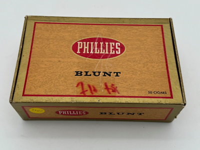 1950s Phillies Blunt 8 Cent Vintage Cigar Box | eBay