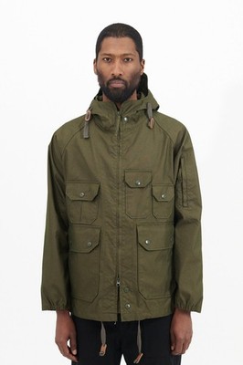 ENGINEERED GARMENTS OLIVE CP WEATHER POPLIN ATLANTIC PARKA JACKET
