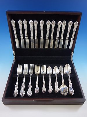 Les Cinq Fleurs by Reed and Barton Sterling Silver Flatware Set