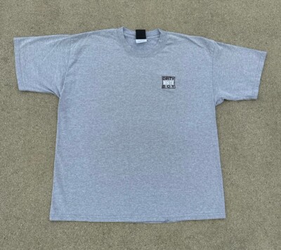 Vintage 90s 00s Dirty White Boy Embroidered Logo T-Shirt Size XL