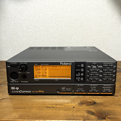 Roland SC-88 pro SOUND Canvas General MIDI sound modules From