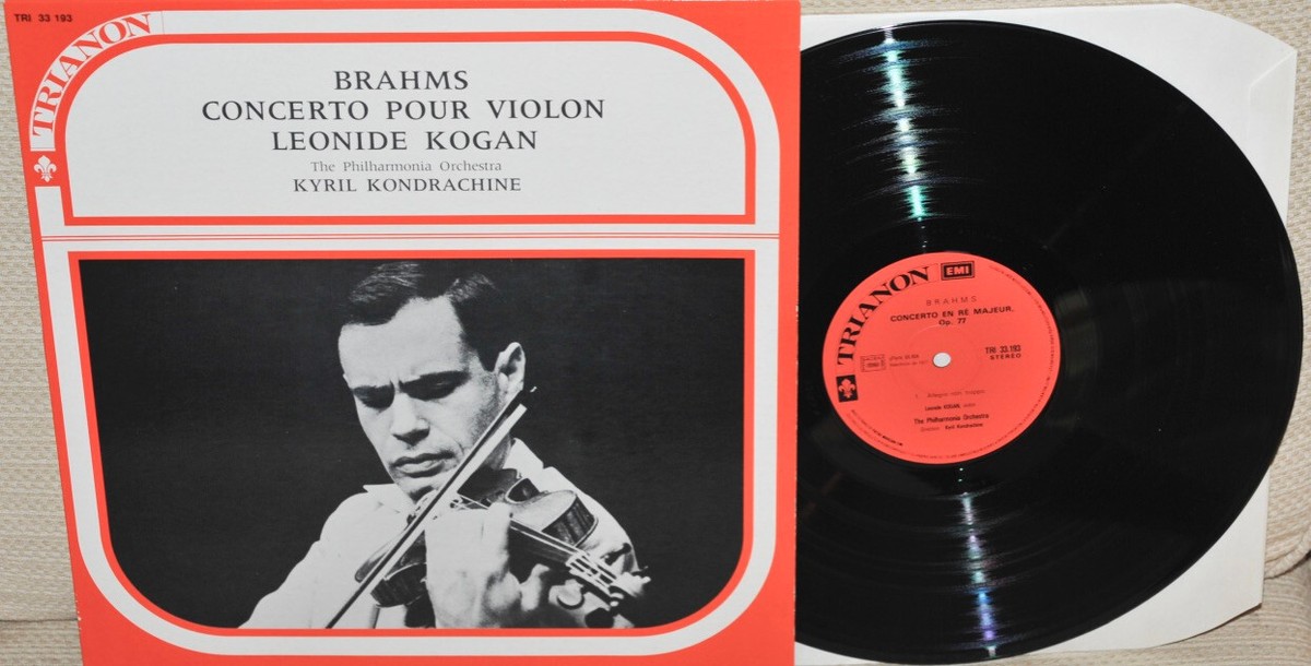 Leonid Kogan *Brahms : violin concerto *Kondrachine /Philarmonia