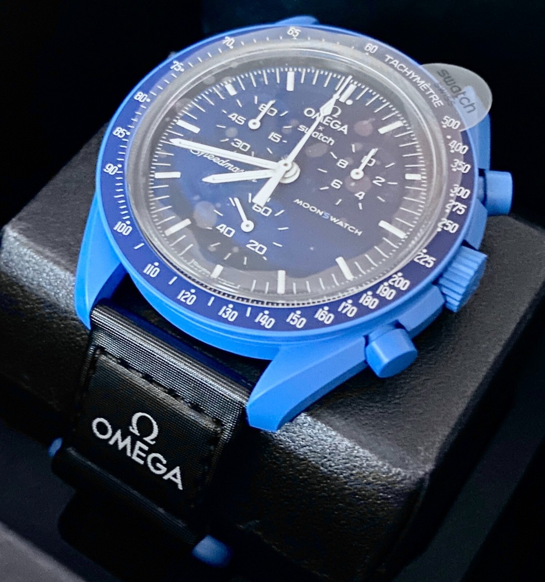OMEGA X SWATCH SpeedMaster MoonSwatch MISSION TO NEPTUNE 42mm NEW