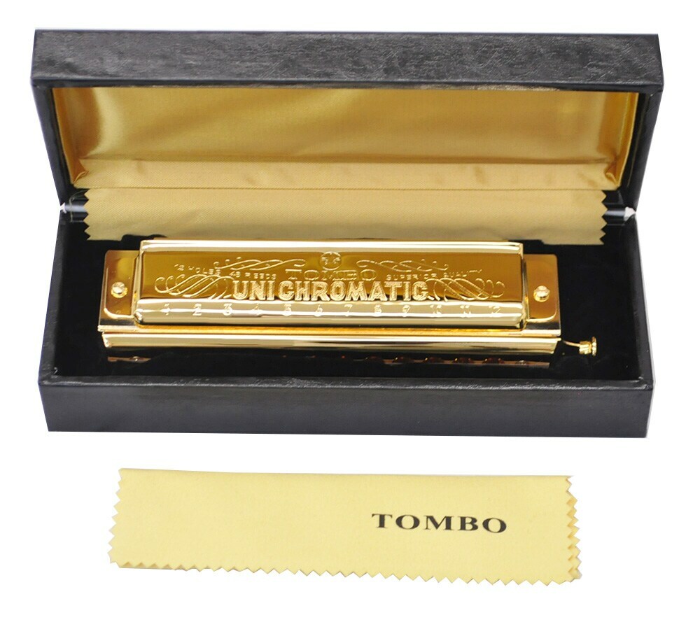 TOMBO / UNICHROMATIC GOLD #1248SG Chromatic Harmonica Made in