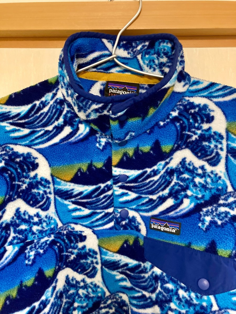 Patagonia Synchilla Snap-T Fitz Roy Hokusai The Great Wave Fleece