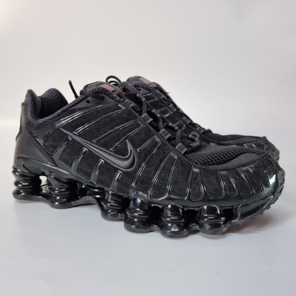 Nike Shox TL Triple Black Mens 7US 6UK 2019 Rare Sneakers New Low