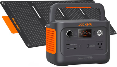 Jackery - Explorer 300 Plus Portable Power Solar Generator + 40W