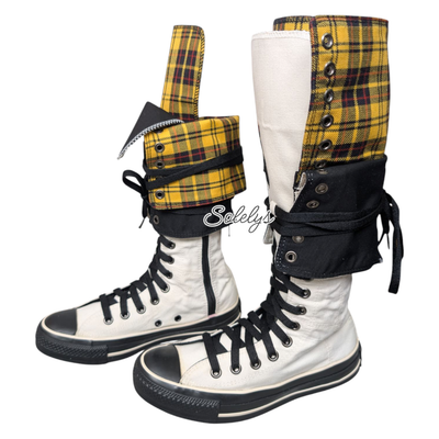Converse Japan RARE 2007 XXHI Fold Knee High White Black Yellow