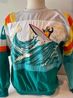 Men's Vintage Adidas Devil's Toenail Kayaking Graphic Crewneck