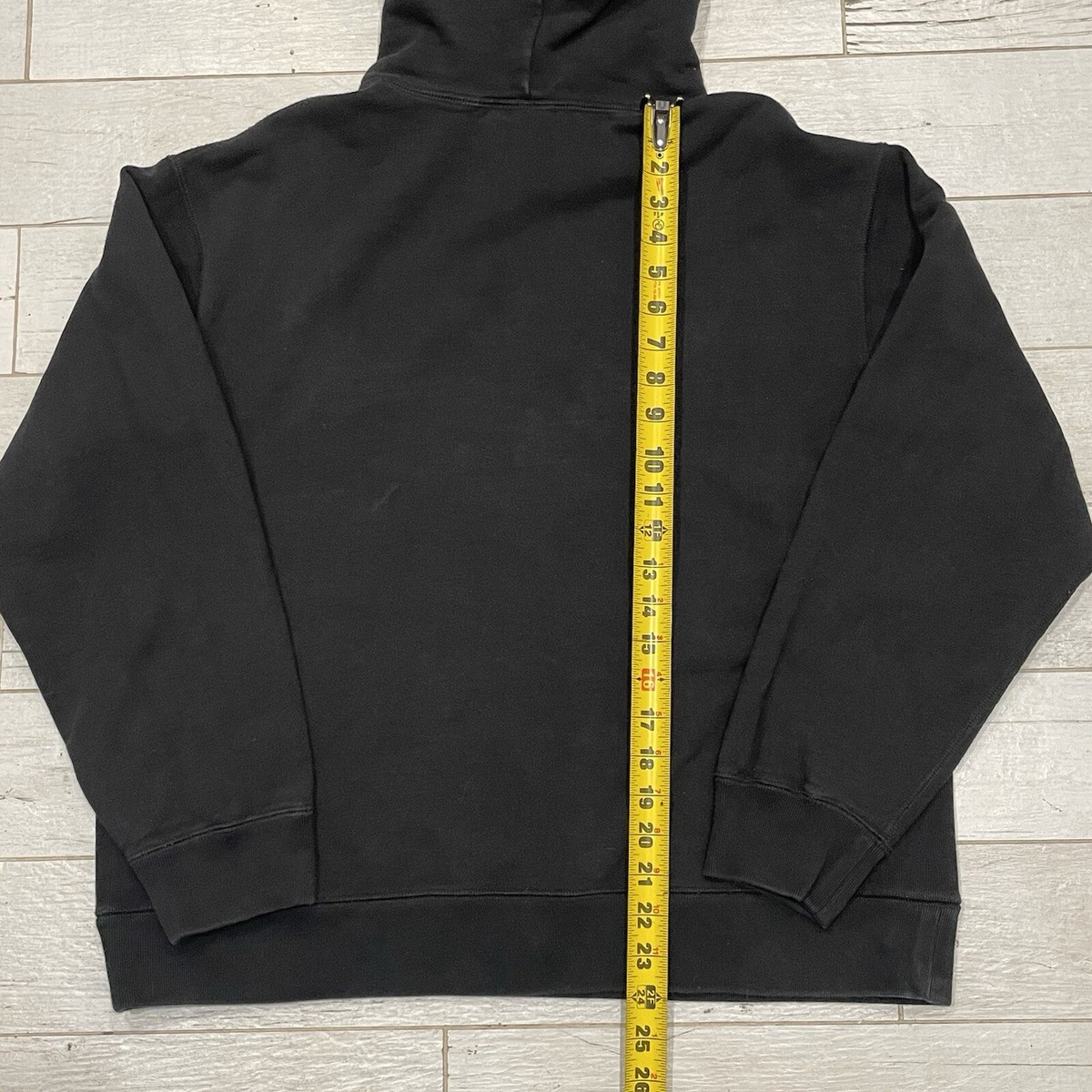 The Wasted Youth x Black Eye Patch Hoodie Mens L Black Pullover