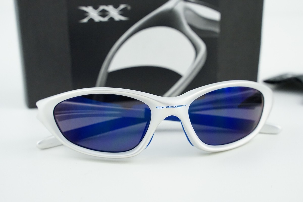 New in Box! Oakley XX Twenty 5.56 Silver/Ice Iridium Sunglasses