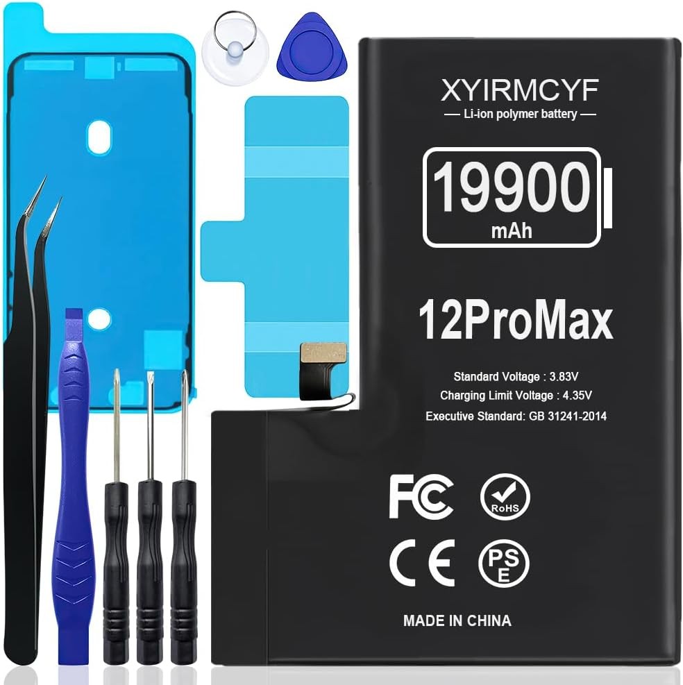 19900mAh Super Capacity Battery Compatible with iPhone 12 Pro Max