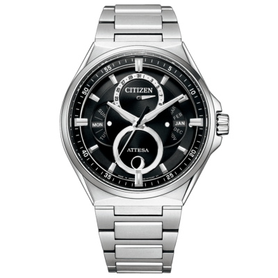 CITIZEN ATTESA BU0060-68E Eco-Drive Triple Calendar Moon Phase