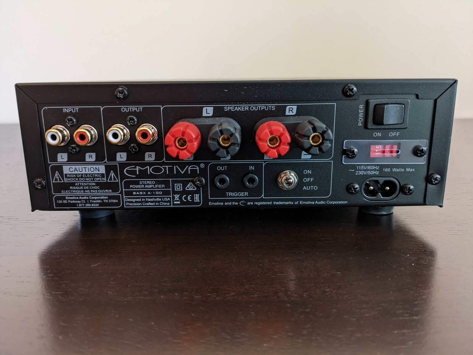 Emotiva BasX A-100 Stereo Flex Speaker/Headphone Amplifier