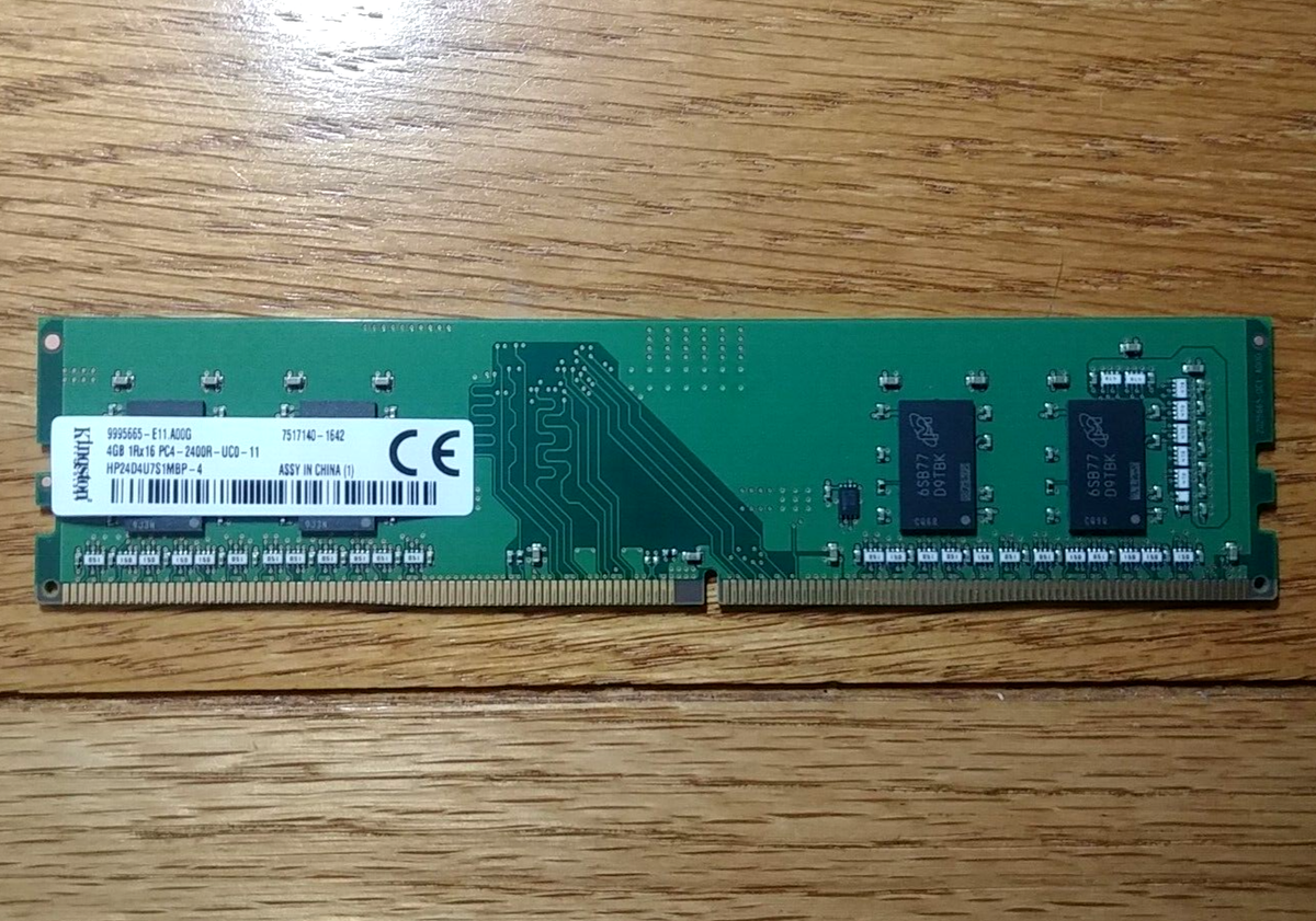 Kingston 4GB 1Rx16 PC4-2400R UCO-11 HP24D4U7S1MBP-4 | eBay