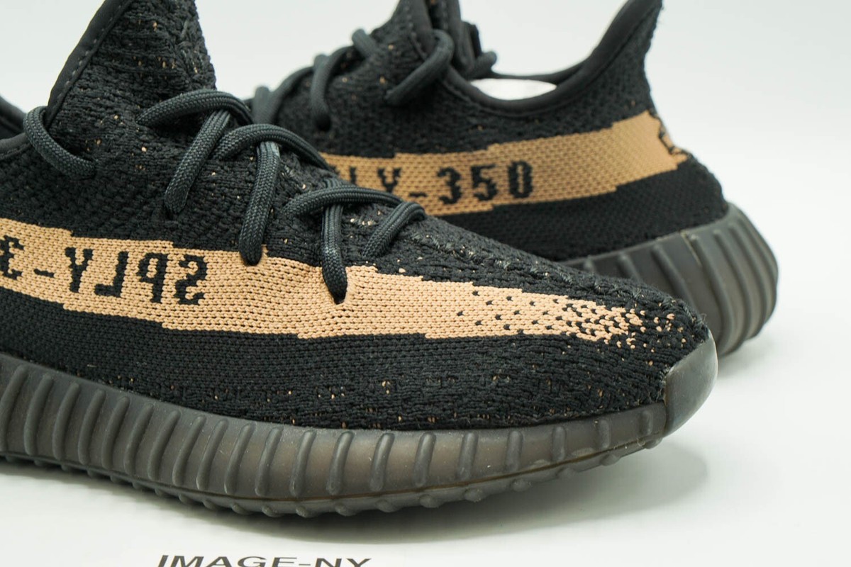 ADIDAS YEEZY BOOST 350 V2 USED SIZE 5 CORE BLACK COPPER BY1605 | eBay