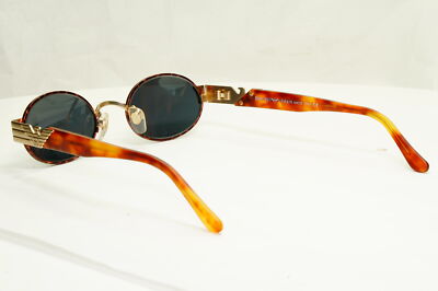 Emporio Armani 1997 Vintage Sunglasses Mens Womens Womens Gold