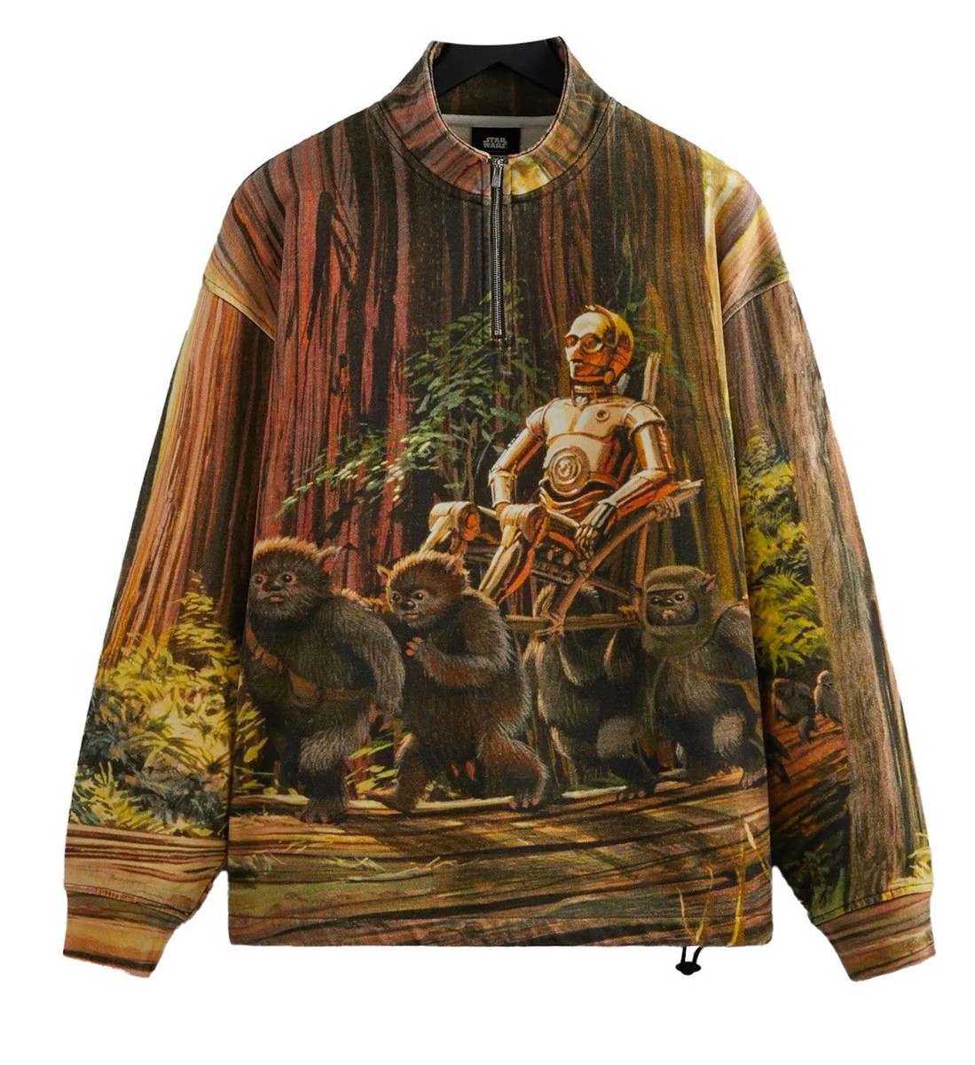 Kith X Star Wars Quarter Zip King C-3PO Size XL Brand New SEALED