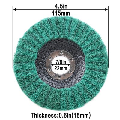 5PCS Metal Cleaning Polishing Wheel Pads 4-1/2 x7/8
