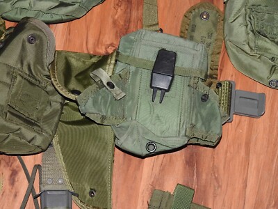 アメリカ軍ALICE装備 LC−1/−2ベルト/サスペンダー/ポーチ 実物中古品