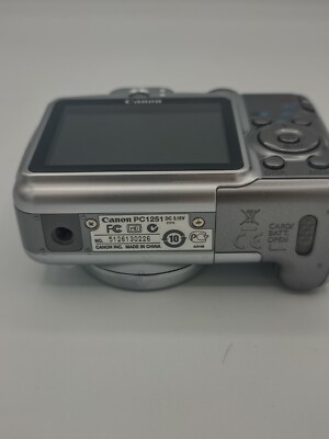 Canon PowerShot A720IS 8MP Digital Camera - Silver - TESTED! | eBay